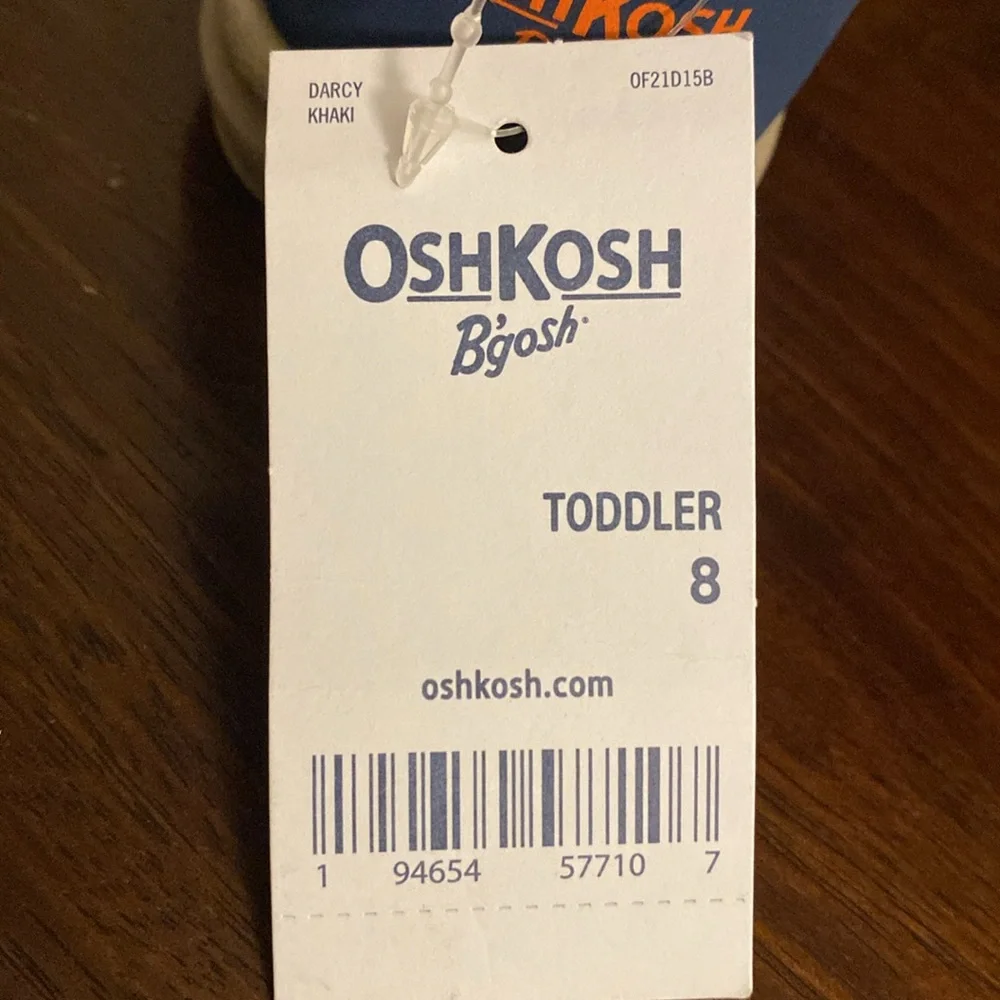 OshKosh B’Gosh Everyplay Darcy toddler boys slip on sneakers size 8 NWT